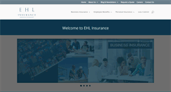 Desktop Screenshot of ehlinsurance.com