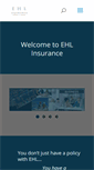 Mobile Screenshot of ehlinsurance.com